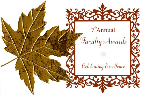 2012 Faculty Awards graphic image