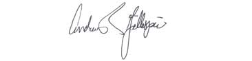 Signature for Andrew Gillespie