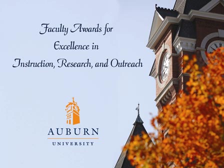 2007 Faculty Awards cover image.