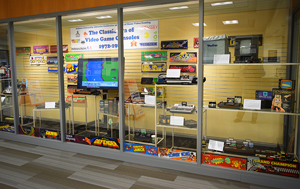 video game console display