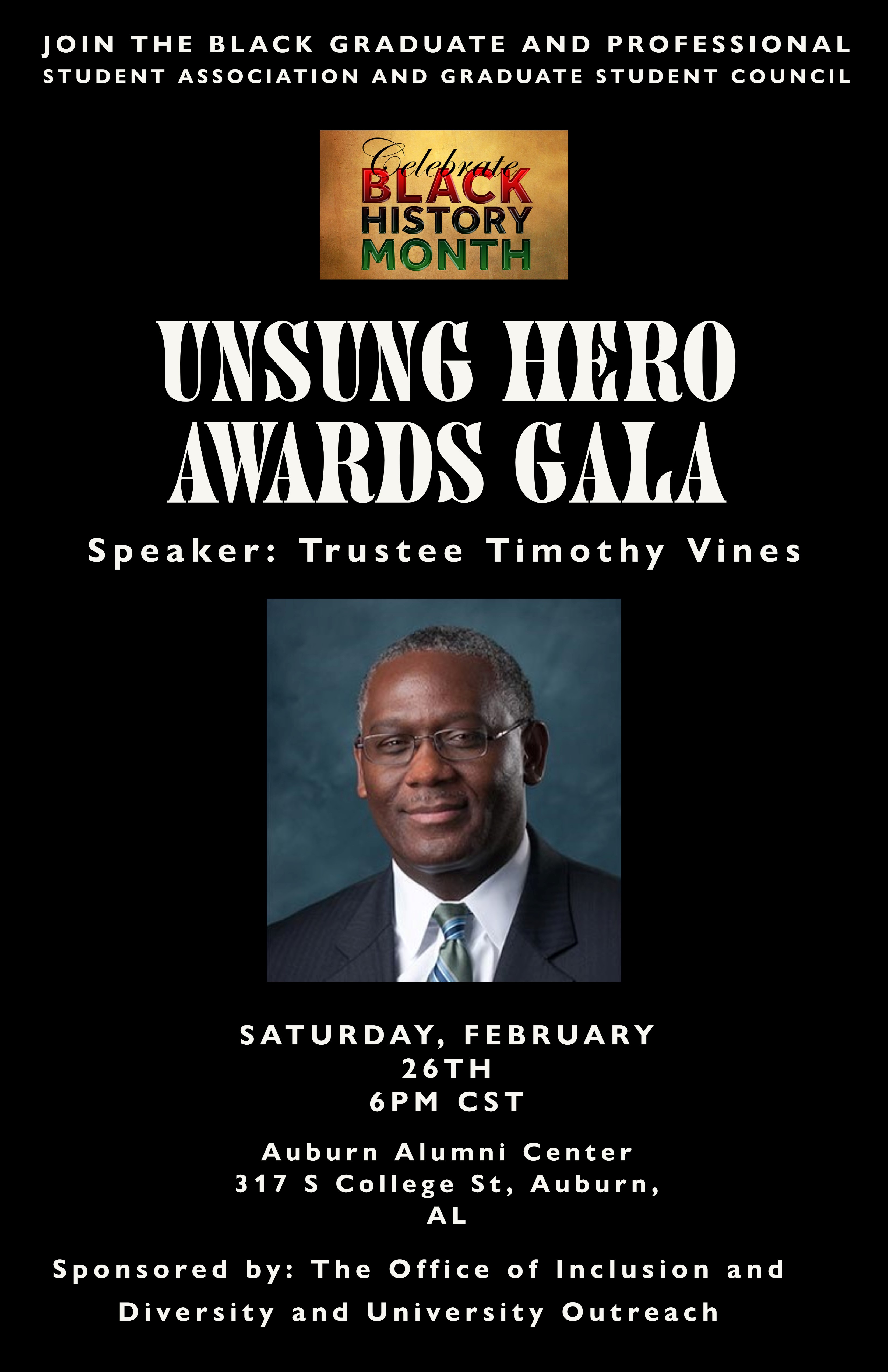 Unsung Hero Awards flyer