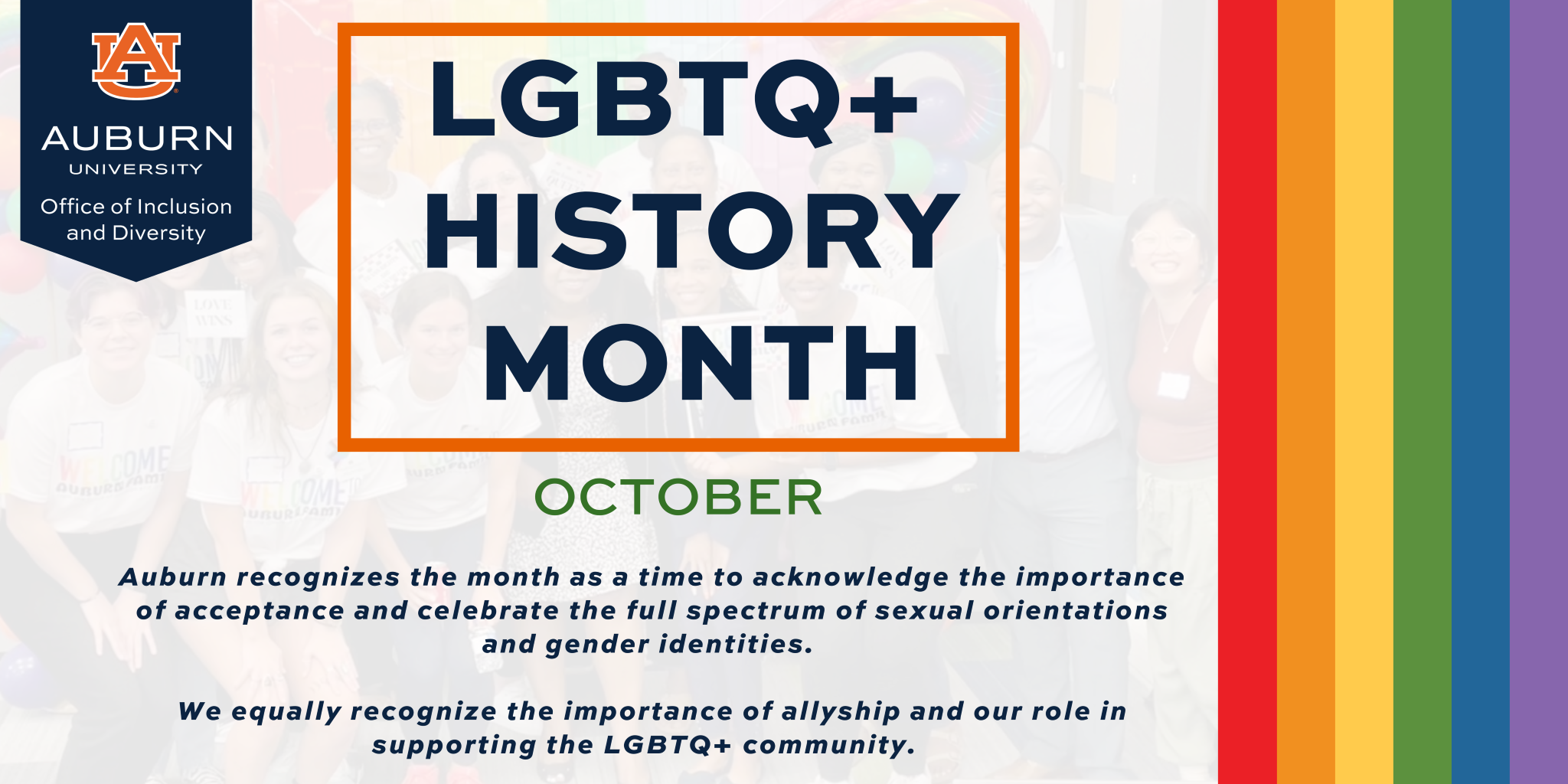 LGBTQ+ History Month graphic