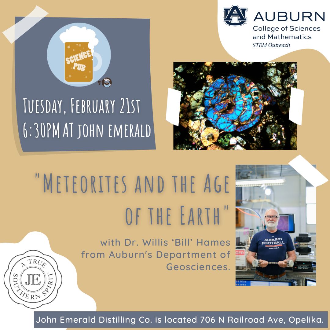 Meteorites and the age of earth poster