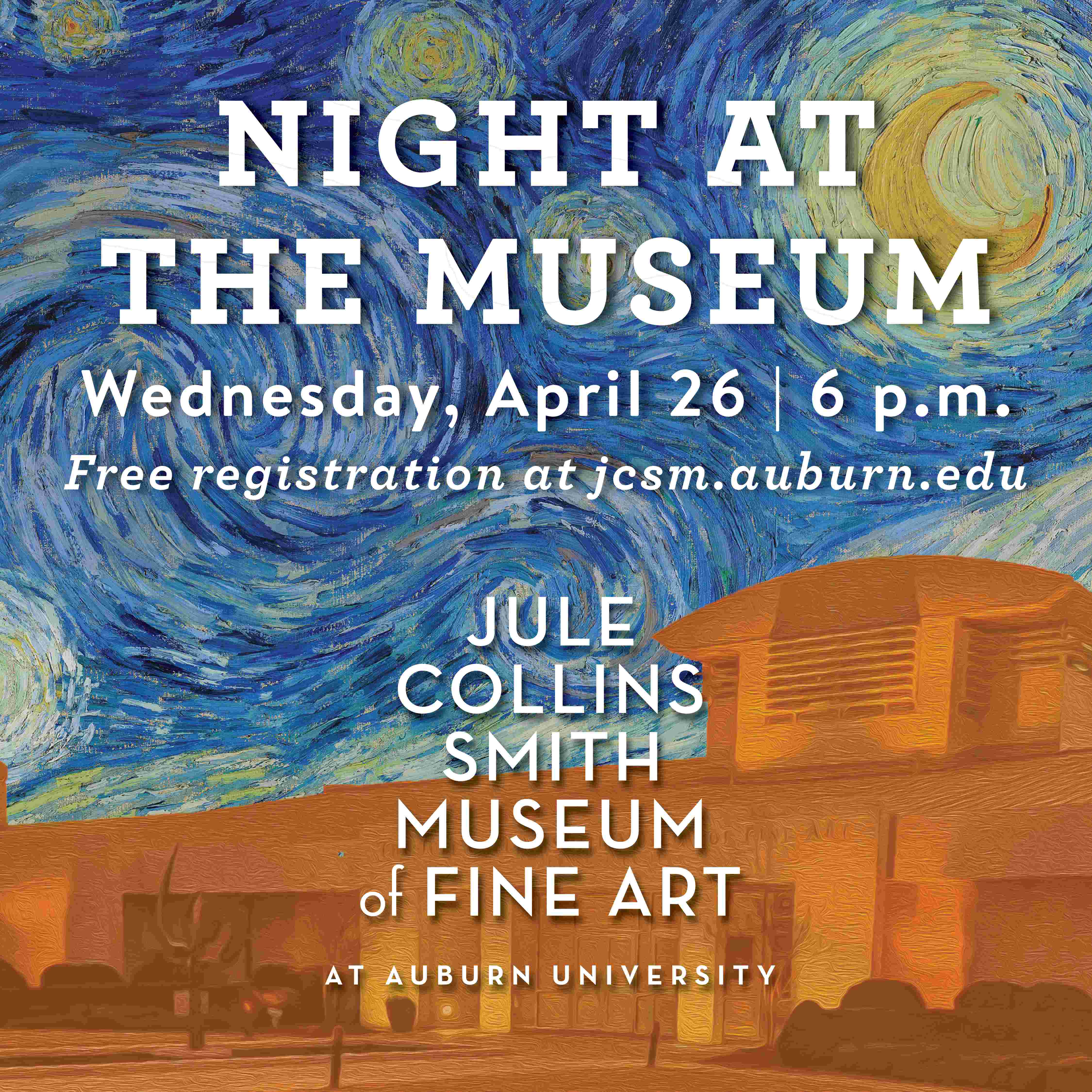A graphic of Night at the Museum