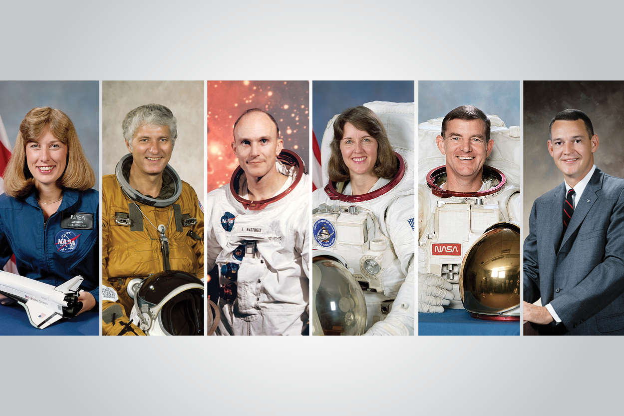 Auburn's six astronauts
