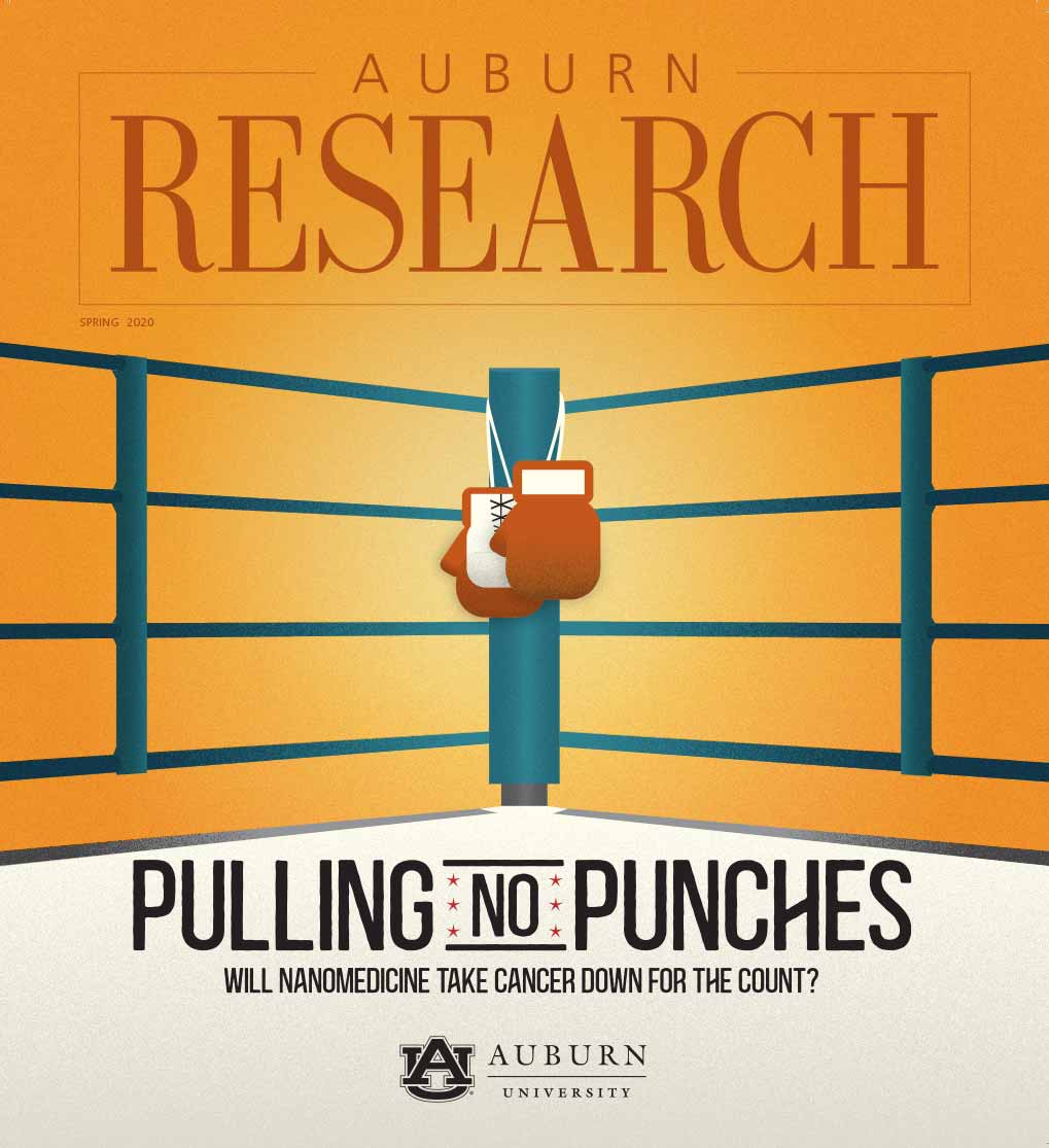 Picture of the Spring 2020 Research Magazine cover.